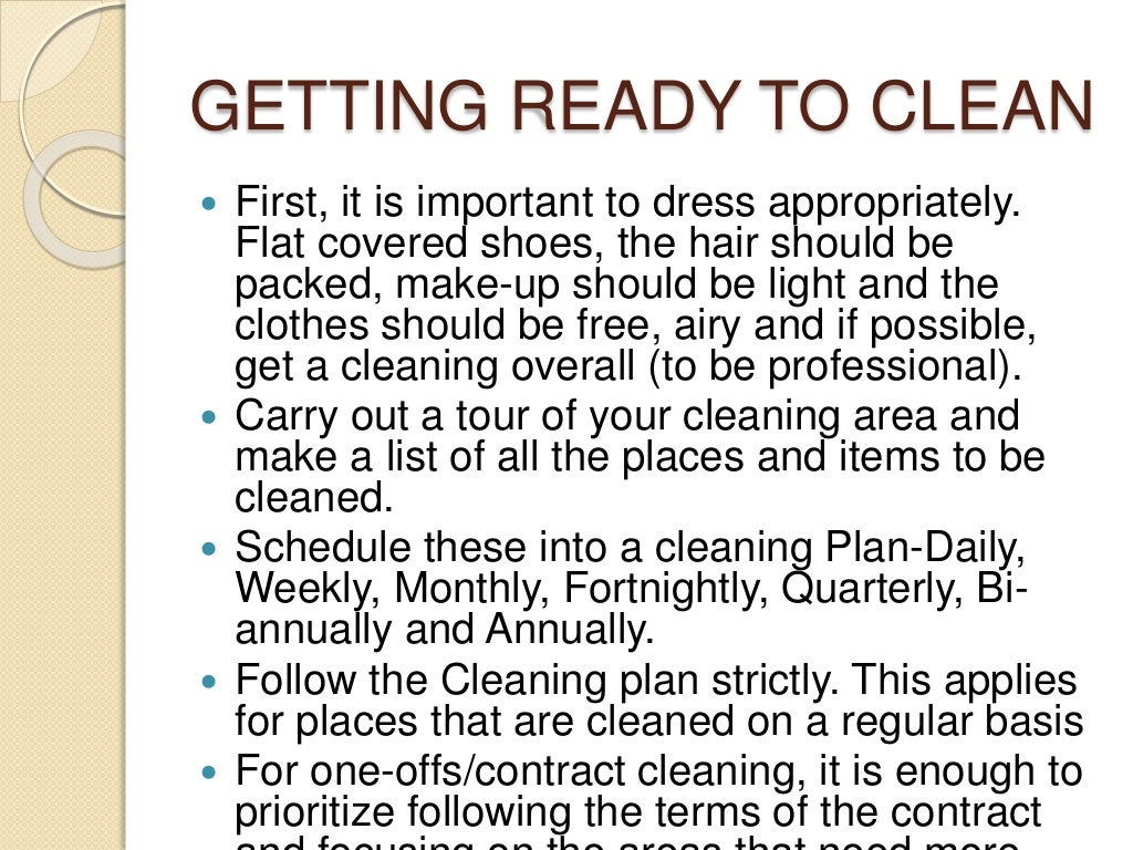 Hospital housekeeping