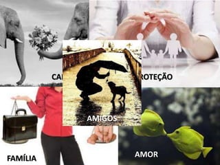CARINHO PROTEÇÃO
AMORFAMÍLIA
AMIGOS
 