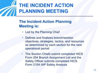 Hics Objectives hospital incident command system PRESENTATION | PPT