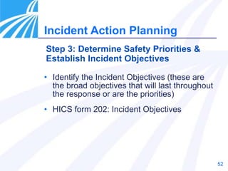 Hics Objectives hospital incident command system PRESENTATION | PPT