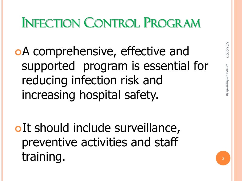 Hospital Infection Control Programme