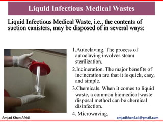 Hospital Infectious Materials Waste Management