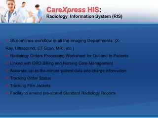 Hospital Info systems (HIS) product portfolio ci | PPTX