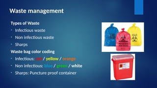 Hospital infection prevention and control | PPTX