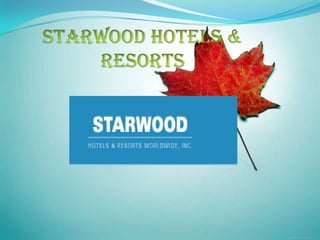 International hotelStarwood hotel & resorts 