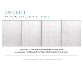 ANICHINI Hospitality