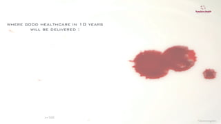 where good healthcare in 10 years
will be delivered :
n=1600
©lucienengelen
 