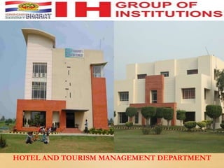 HOTEL AND TOURISM MANAGEMENT DEPARTMENT
 