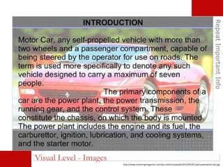 RepeatImportantInfo
Visual Level - Images
http://www.smashingmagazine.com/wp-content/uploads/2014/06/02-bad-powerpoint-opt.jpg
 