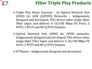 High Security - Unlike copper cables radiate signals, Fiber is impossible to wiretap.