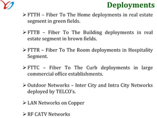 High Reliability - Unlike copper cable, Fiber cable is truly anti-electromagnetic interference