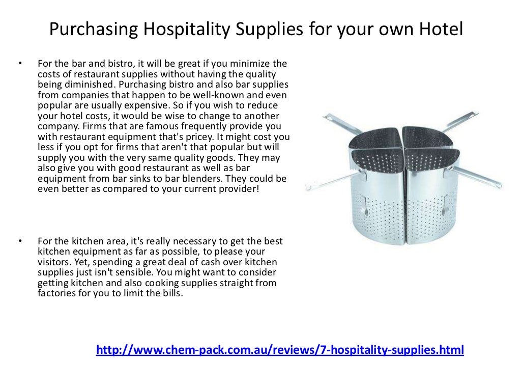 Hospitality Supplies