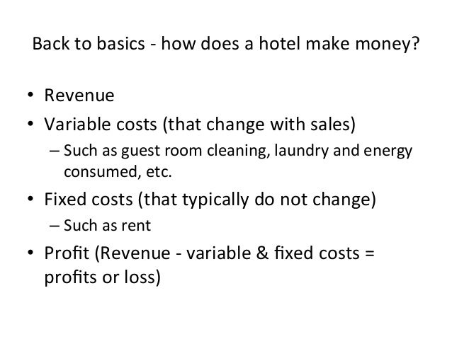 Hospitality Training Session The Basics Of Revenue