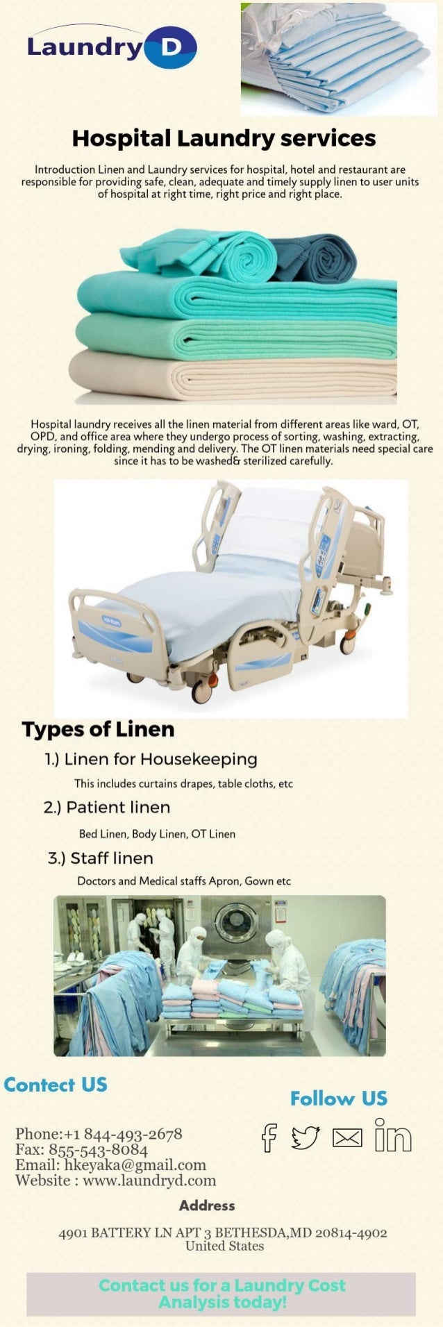 Hospital laundry services laundryd