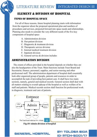 literature review for hospital building
