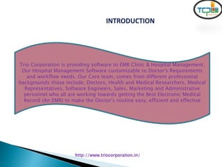 Hospital management software | PPTX