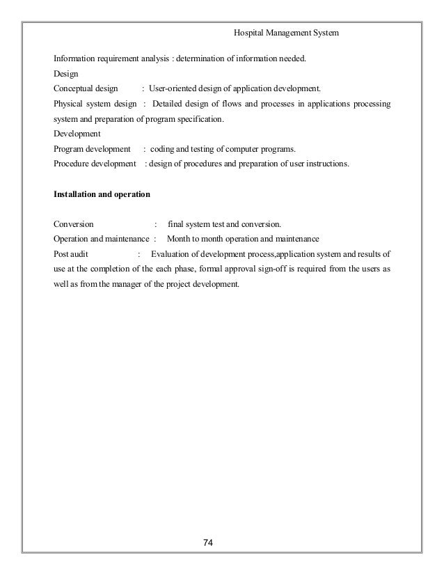 Hospital Information Systemproject Of Implementation Of Hospital Information Systemproject Of Implementation Of