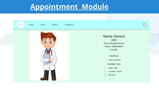 Hospital management System for managing hospital.pptx