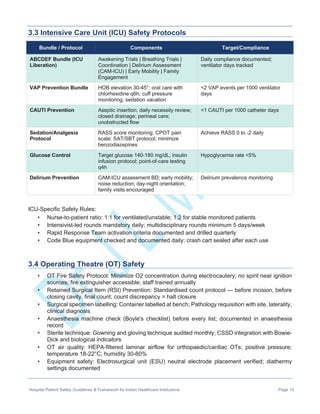 Icu Multidisciplinary Rounds Checklist.pdf Hospital Patient Safety Guidelines & Framework for Indian Healthcare ...