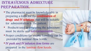 Aseptic Compounding in Hospital Pharmacy | PPT
