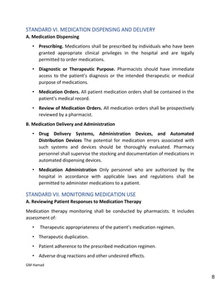 Hospital pharmacy complete notes