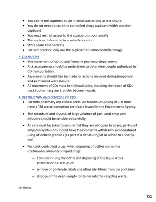 Hospital pharmacy complete notes