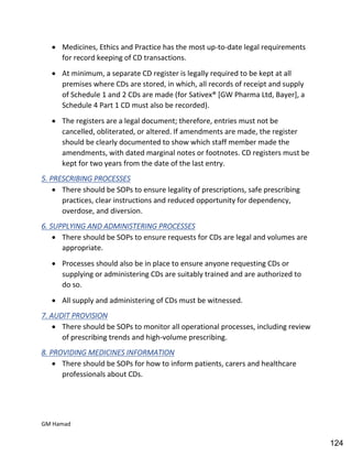 Hospital pharmacy complete notes