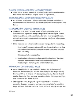 Hospital pharmacy complete notes