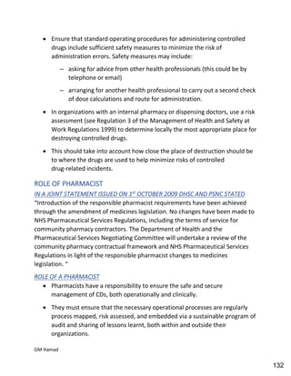 Hospital pharmacy complete notes