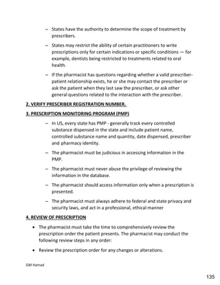 Hospital pharmacy complete notes