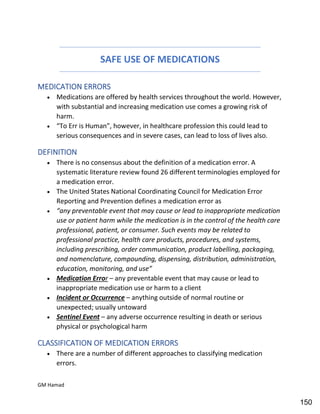 Hospital pharmacy complete notes