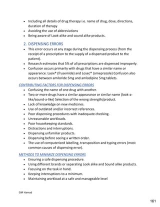 Hospital pharmacy complete notes