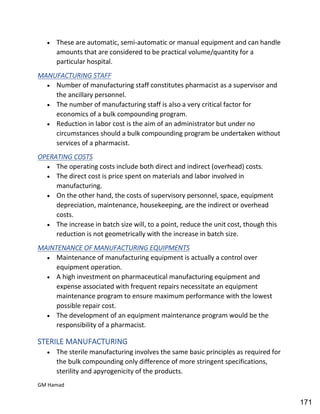 Hospital pharmacy complete notes