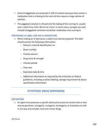 Hospital pharmacy complete notes