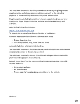 Hospital pharmacy complete notes