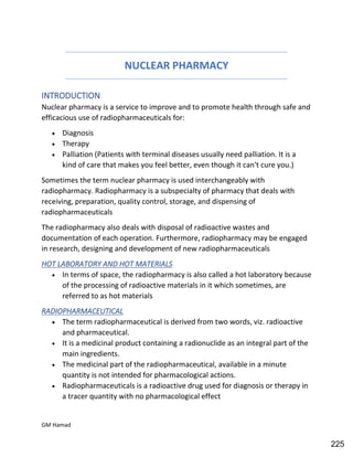 Hospital pharmacy complete notes