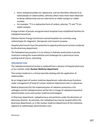 Hospital pharmacy complete notes