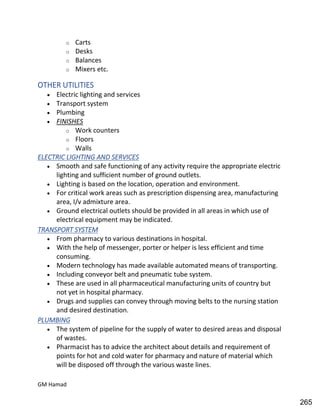 Hospital pharmacy complete notes