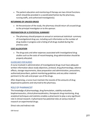 Hospital pharmacy complete notes