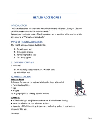 Hospital pharmacy complete notes
