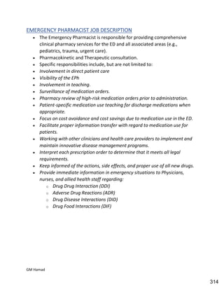 Hospital pharmacy complete notes