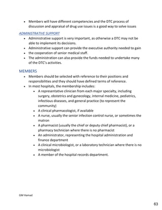 Hospital pharmacy complete notes