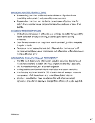 Hospital pharmacy complete notes