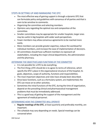 Hospital pharmacy complete notes