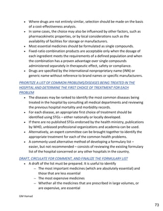 Hospital pharmacy complete notes