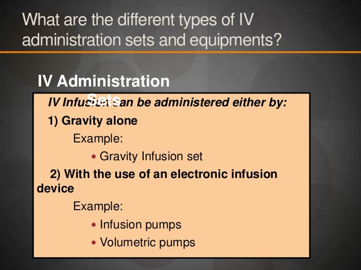 in colloids of examples hospital pharmacy admixtures intravenous report Hospital