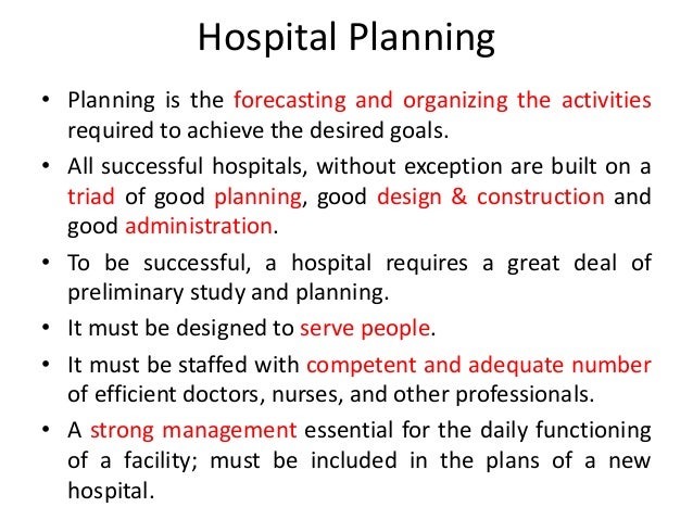 Hospital Planning