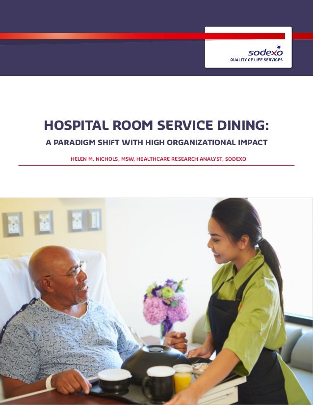 Hospital Room Service Dining Organizational Impact