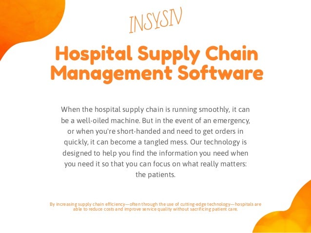 Supply Effective Hospital Supply Chain Management | INSYSIV | PDF