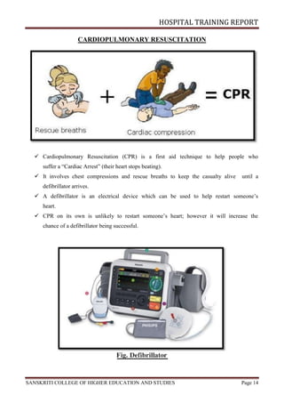 Hospital Training Report By- Anshik Srivastava | PDF